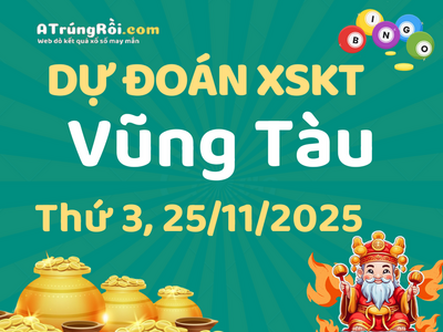 Dự đoán Soi cầu Xổ số Vũng Tàu 25/11/2025 (Thứ 3 - 25/11)