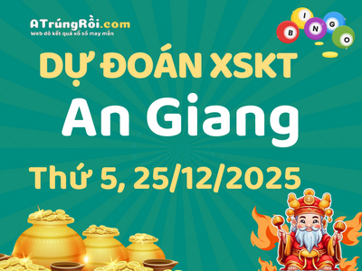 Dự đoán Soi cầu Xổ số An Giang 25/12/2025 (Thứ 5 - 25/12)