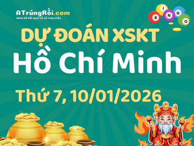 Dự đoán Soi cầu Xổ số Hồ Chí Minh 10/1/2026 (Thứ 7 - 10/01)