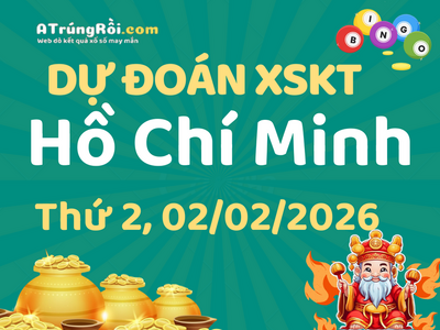 Dự đoán Soi cầu Xổ số Hồ Chí Minh 2/2/2026 (Thứ 2 - 02/02)
