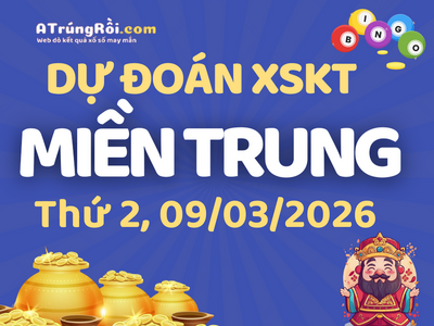 Soi cầu dự đoán xổ số Miền Trung ngày 09-03-2026
