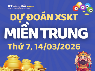 Soi cầu dự đoán xổ số Miền Trung ngày 14-03-2026
