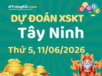 Dự đoán Soi cầu Xổ số Tây Ninh 11/6/2026 (Thứ 5 - 11/06)