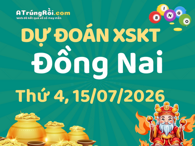 Dự đoán Soi cầu Xổ số Đồng Nai 15/7/2026 (Thứ 4 - 15/07)