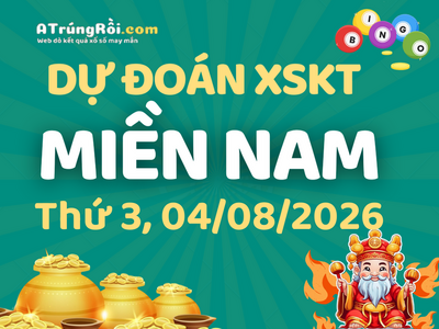 Soi cầu dự đoán xổ số Miền Nam ngày 04-08-2026