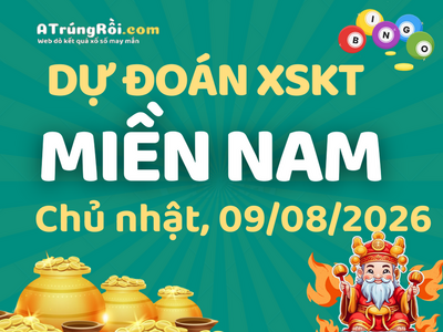 Soi cầu dự đoán xổ số Miền Nam ngày 09-08-2026