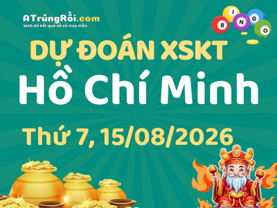Dự đoán Soi cầu Xổ số Hồ Chí Minh 15/8/2026 (Thứ 7 - 15/08)