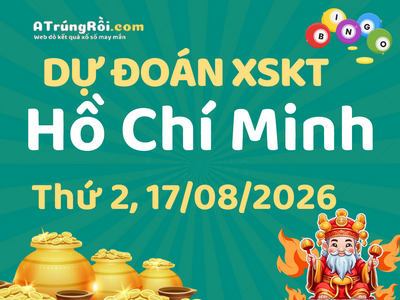 Dự đoán Soi cầu Xổ số Hồ Chí Minh 17/8/2026 (Thứ 2 - 17/08)