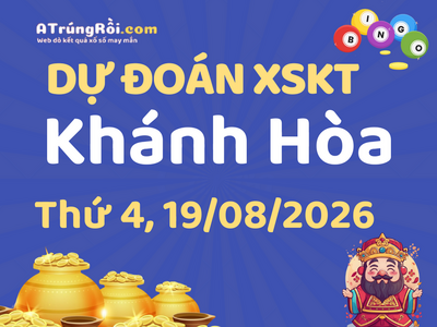 Dự đoán Soi cầu Xổ số Khánh Hòa 19/8/2026 (Thứ 4 - 19/08)